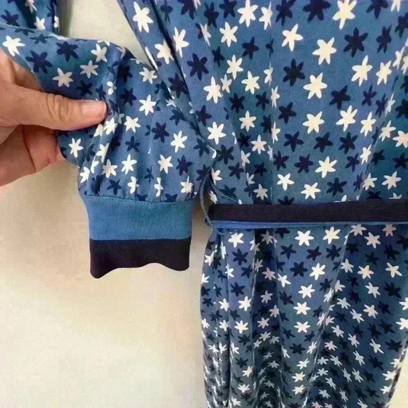 Boden Women’s 8R Blue Star Dress with tie sash - Picture 4 of 4